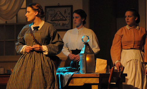 Scene from McMath's first full length play All for the Union. Photo by Jim Poston.