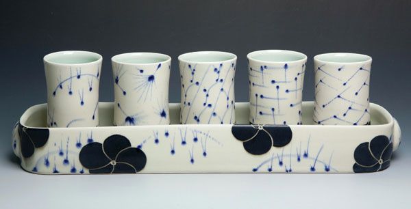 Kristen Swanson finished pottery