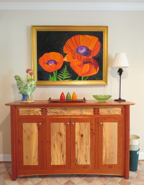 Poppies by Tom Neel is a piece that helps to show a bright image of life when decorating with art.
