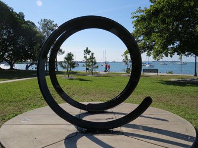Sarasota circle sculpture